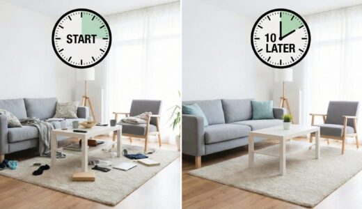 10分でできる部屋リセットルーティン