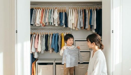 子ども服が増えすぎないための“入れ替えルール”